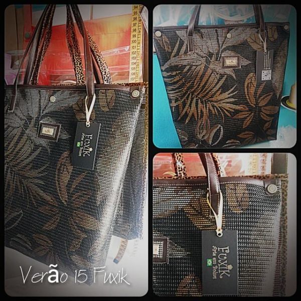 BOLSA EM TELA PVC FORRADA